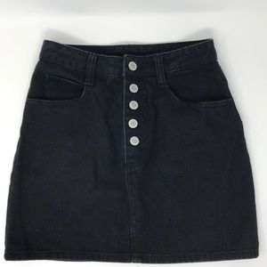 Brandy Melville black jean skirt